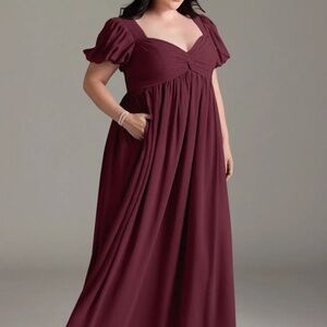 Azazie Bridesmaids dress/ maternity photoshoot